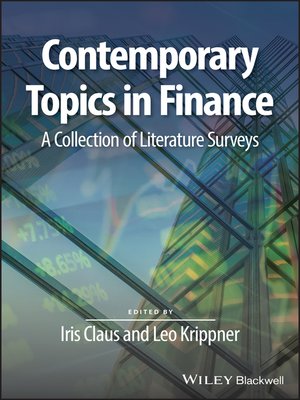 cover image of Contemporary Topics in Finance